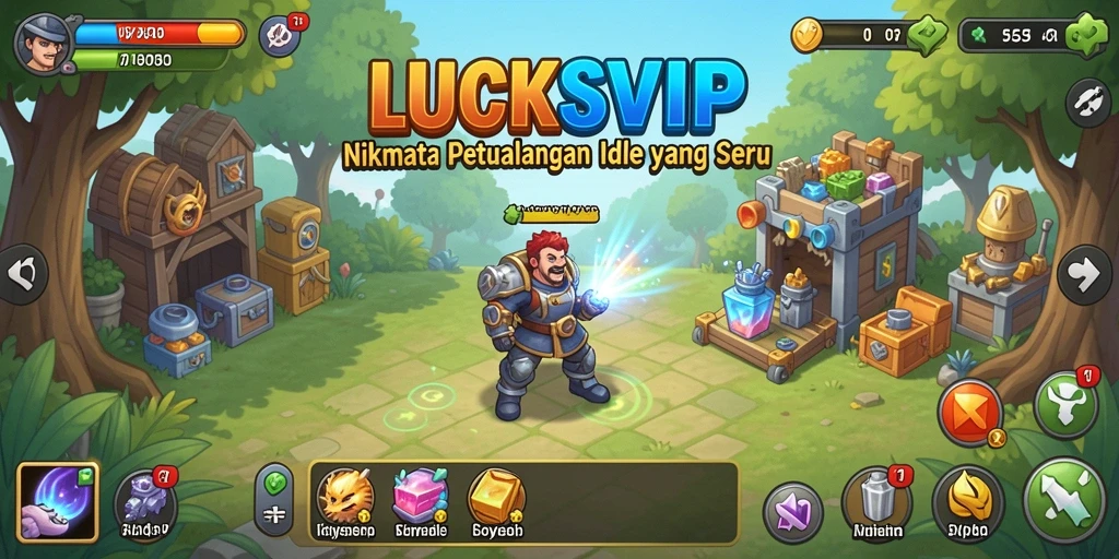 Tampilan gameplay LUCKSVIP yang menakjubkan dan penuh warna.