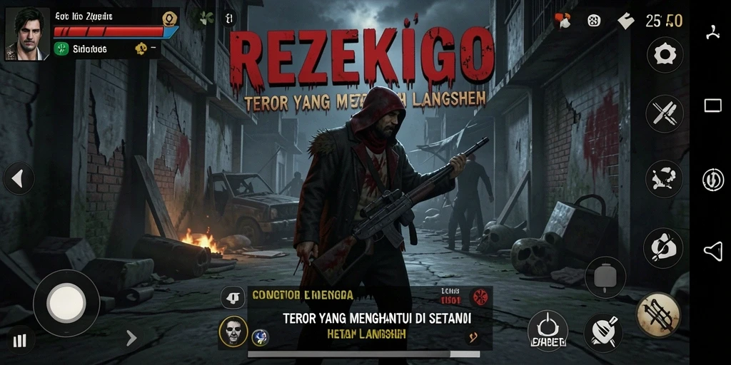 Gameplay menyeramkan di REZEKIGO dengan suasana mencekam.