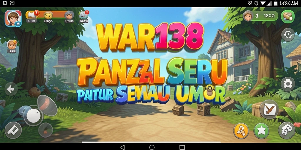 Tampilan gameplay <strong>WAR138</strong> dengan teka-teki yang menantang dan menyenangkan.